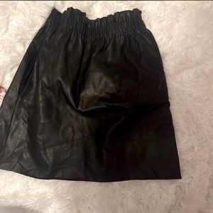 Zara faux leather skirt